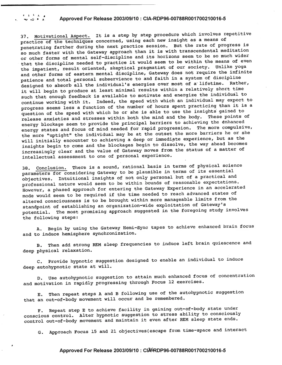 Analysis and Assessment of the Gateway Process — leaf 28, printed page 26, facsimile of the released scan