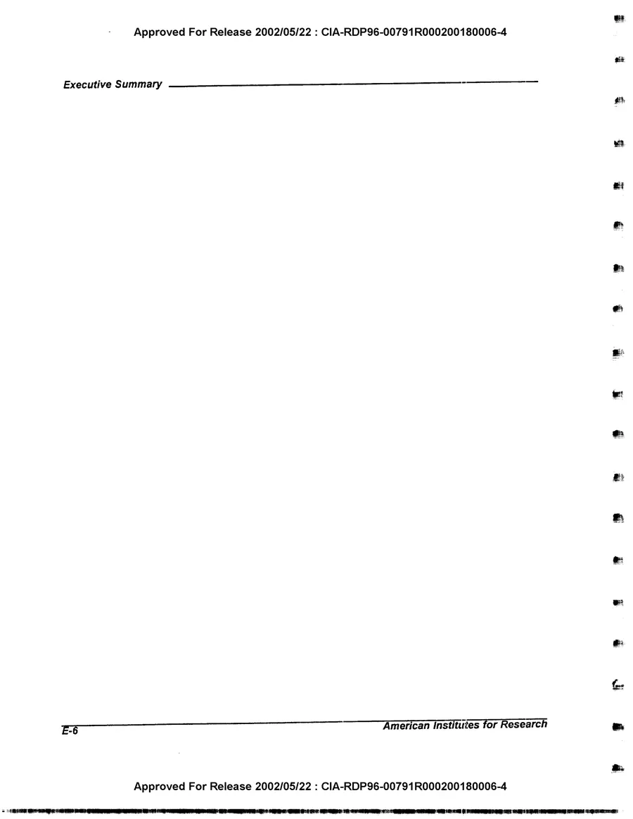 An Evaluation of Remote Viewing: Research and Applications — leaf 10, printed page E-6, facsimile of the released scan