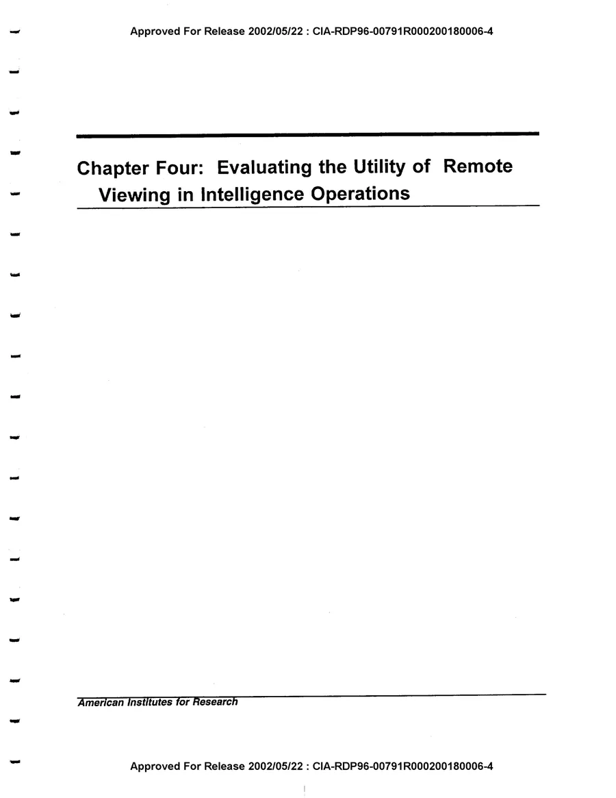 An Evaluation of Remote Viewing: Research and Applications — leaf 118, facsimile of the released scan