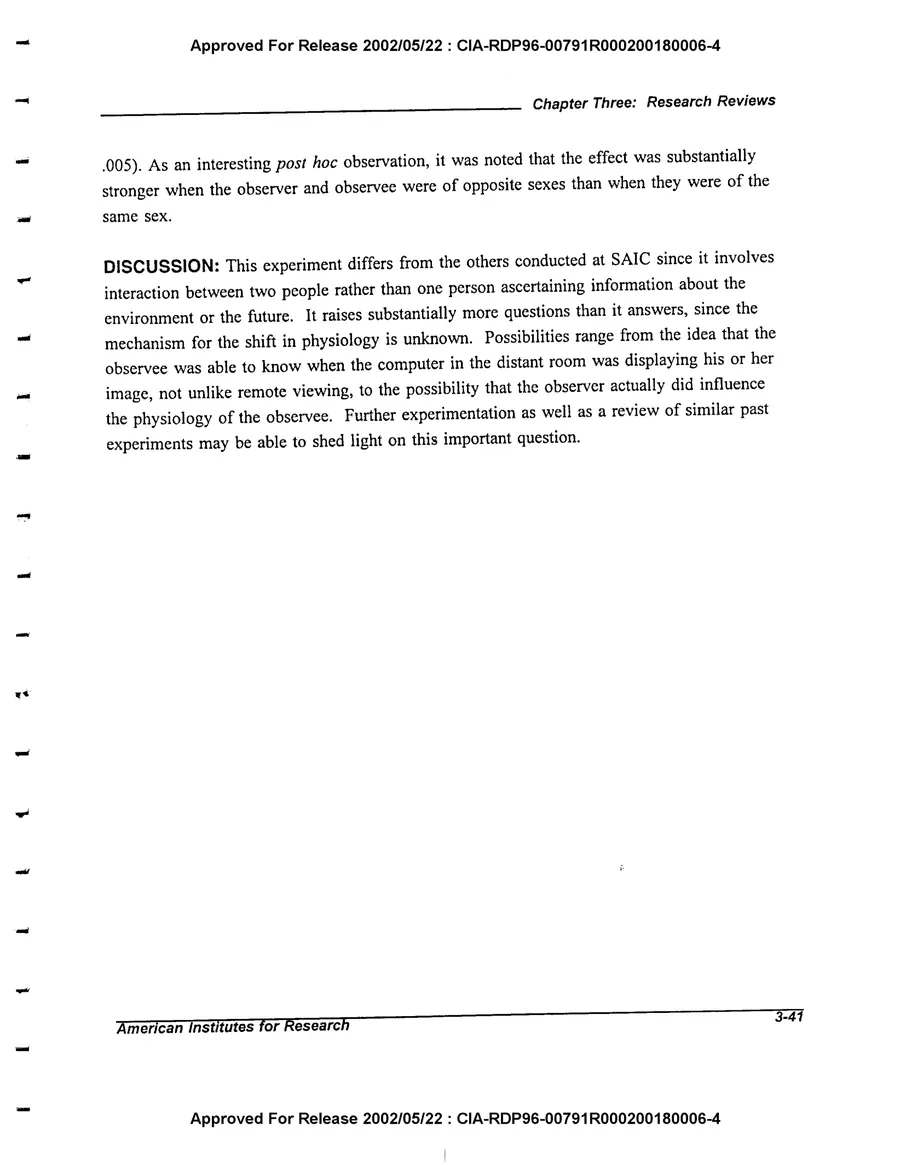 An Evaluation of Remote Viewing: Research and Applications — leaf 70, printed page 3-41, facsimile of the released scan