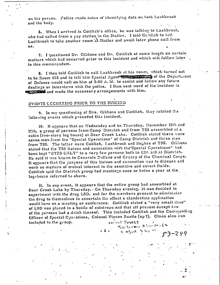 FRANK R. OLSON — leaf 2, facsimile of the released scan