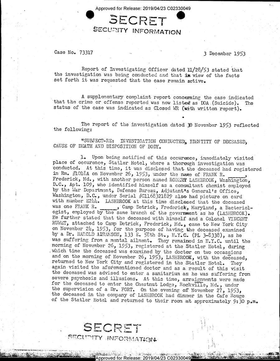 FRANK R. OLSON — leaf 24, printed page 9, facsimile of the released scan