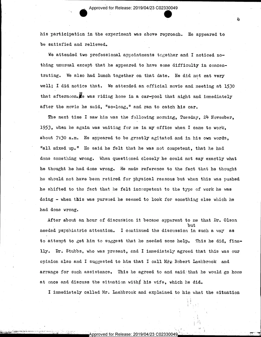 FRANK R. OLSON — leaf 34, printed page 4, facsimile of the released scan