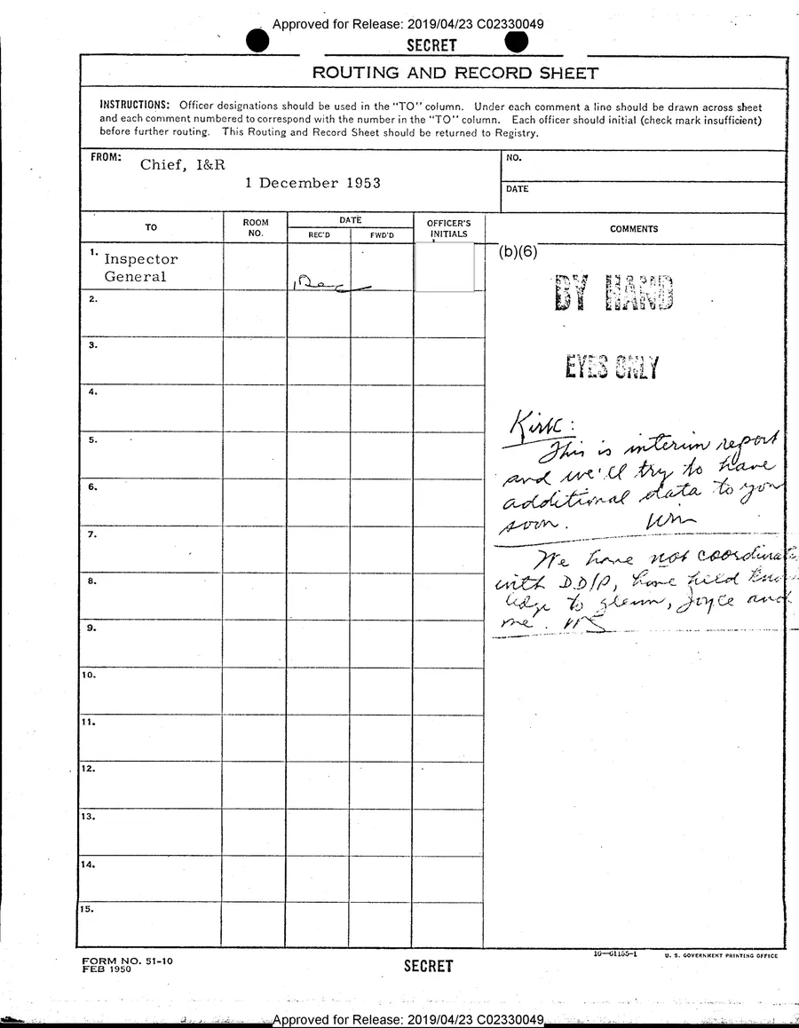 FRANK R. OLSON — leaf 42, facsimile of the released scan
