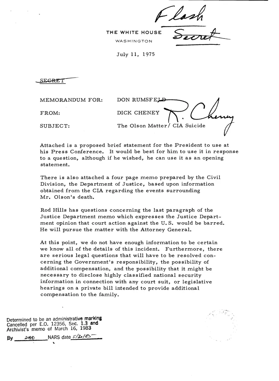 FRANK R. OLSON — leaf 50, facsimile of the released scan
