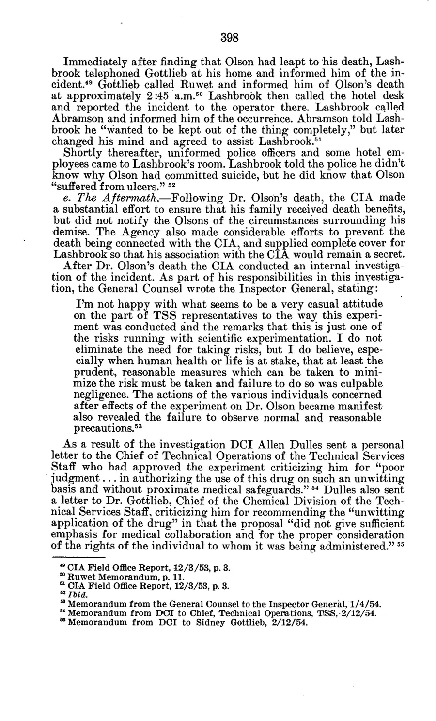 FRANK R. OLSON — leaf 63, printed page 398, facsimile of the released scan