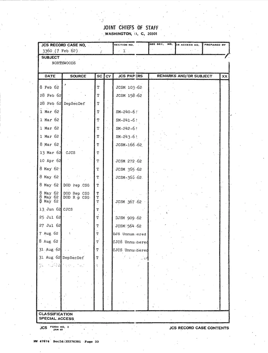 Justification for US Military Intervention in Cuba — leaf 6, facsimile of the released scan