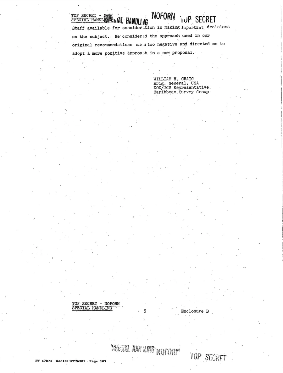 Justification for US Military Intervention in Cuba — leaf 14, printed page 5, facsimile of the released scan