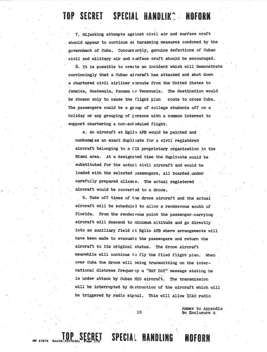 Justification for US Military Intervention in Cuba — leaf 34, printed page 10, facsimile of the released scan