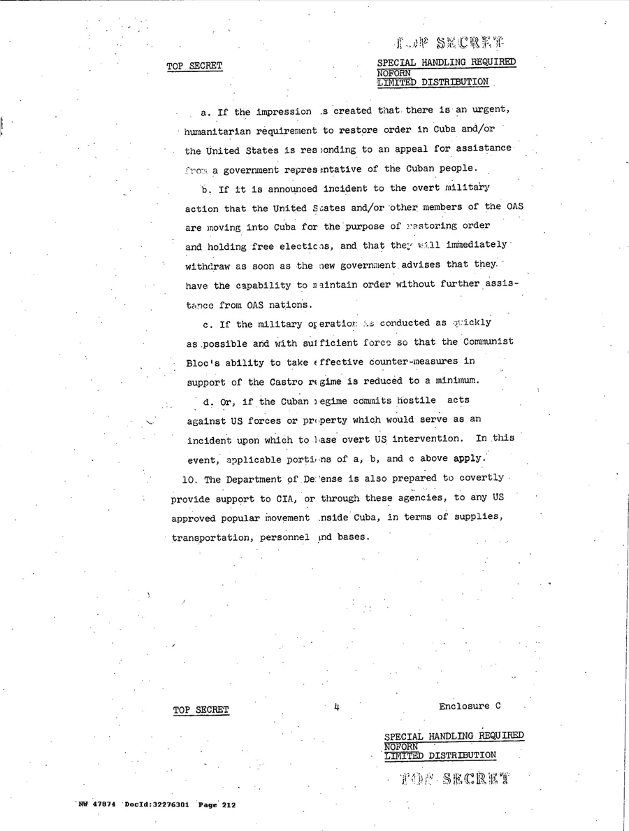 Justification for US Military Intervention in Cuba — leaf 54, printed page 4, facsimile of the released scan