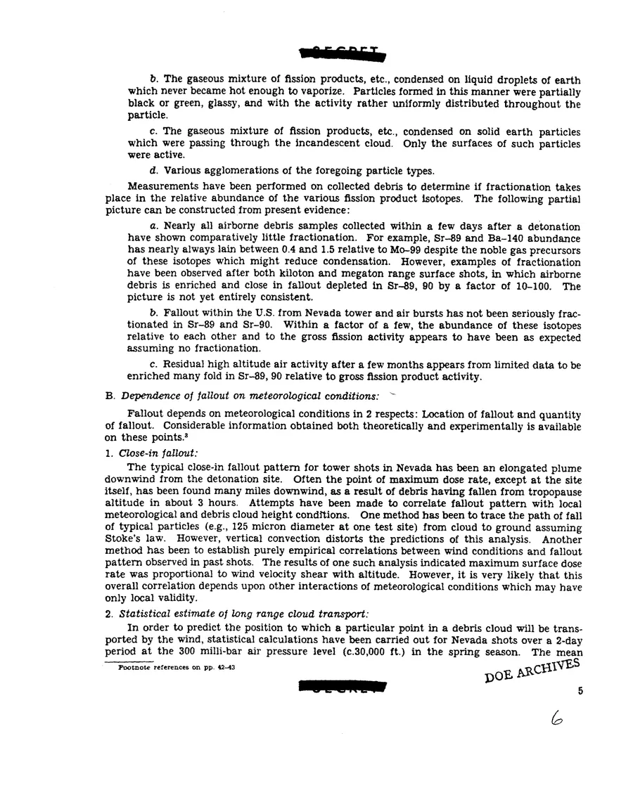 Report on Project Gabriel — leaf 6, printed page 5, facsimile of the released scan