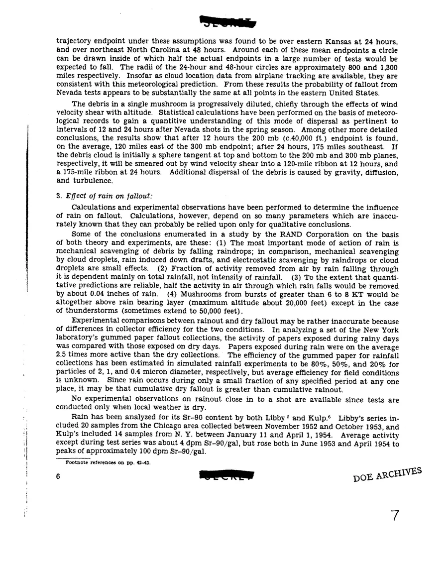 Report on Project Gabriel — leaf 7, printed page 6, facsimile of the released scan
