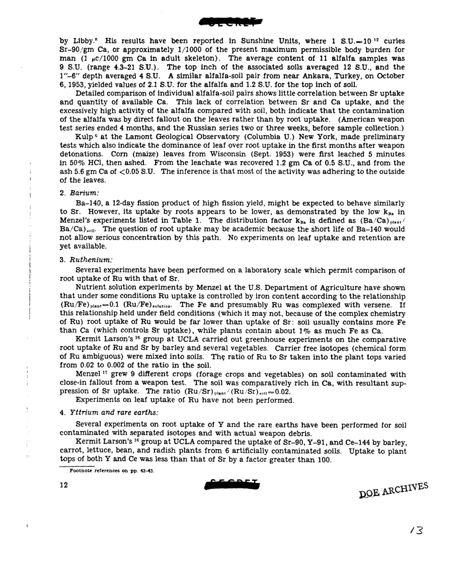 Report on Project Gabriel — leaf 13, printed page 12, facsimile of the released scan