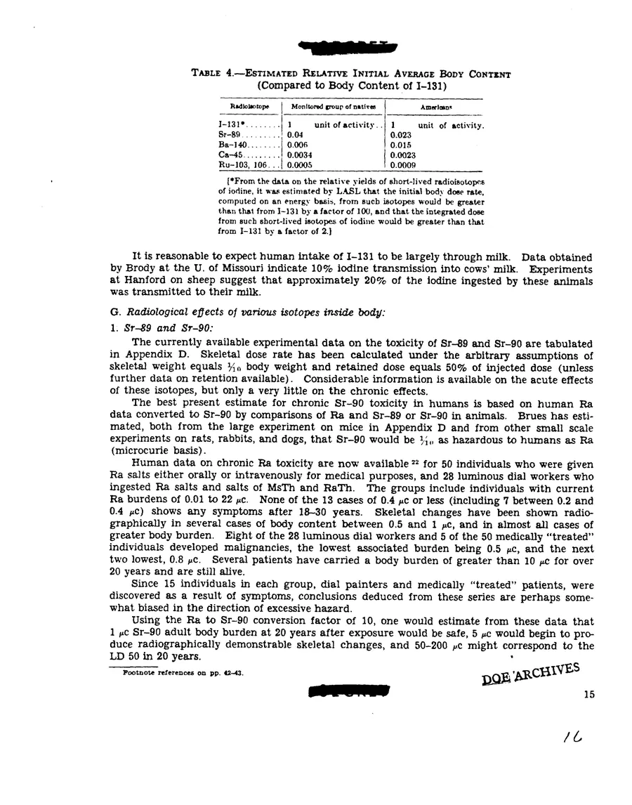 Report on Project Gabriel — leaf 16, printed page 15, facsimile of the released scan