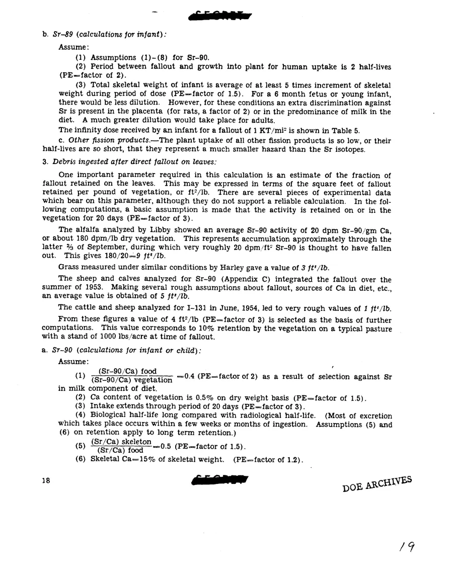 Report on Project Gabriel — leaf 19, printed page 18, facsimile of the released scan