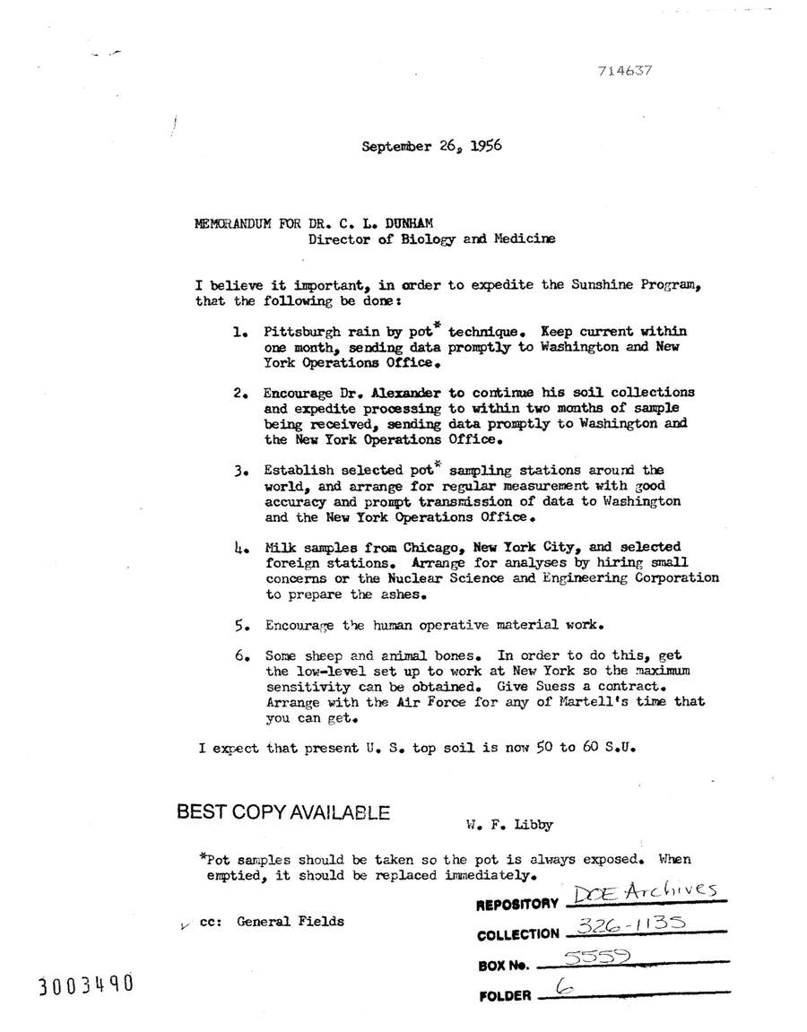 Report on Project Gabriel — leaf 50, facsimile of the released scan