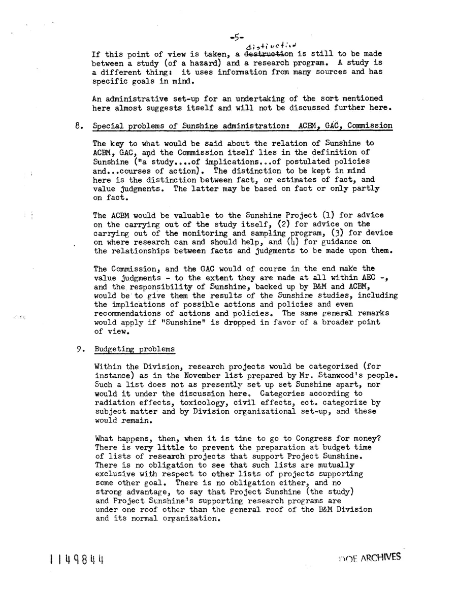 Report on Project Gabriel — leaf 57, printed page 5, facsimile of the released scan