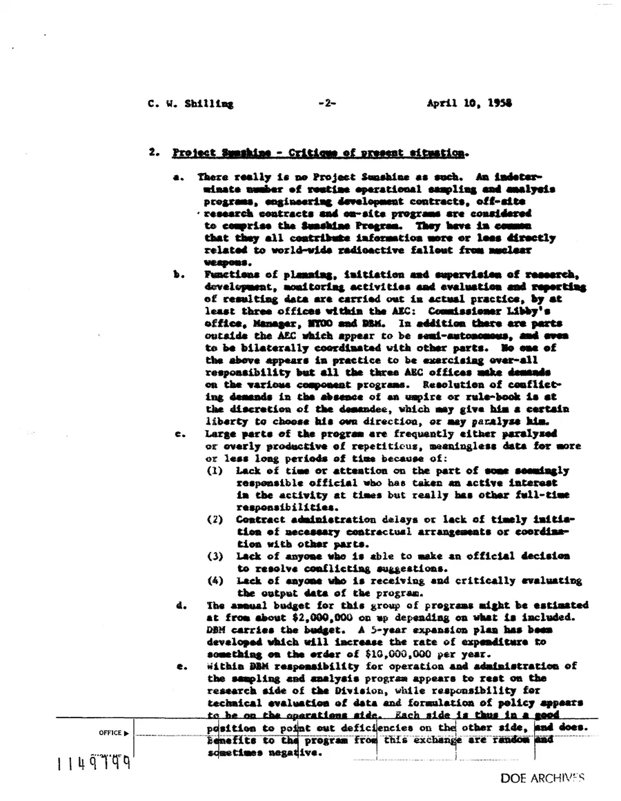 Report on Project Gabriel — leaf 62, printed page 2, facsimile of the released scan
