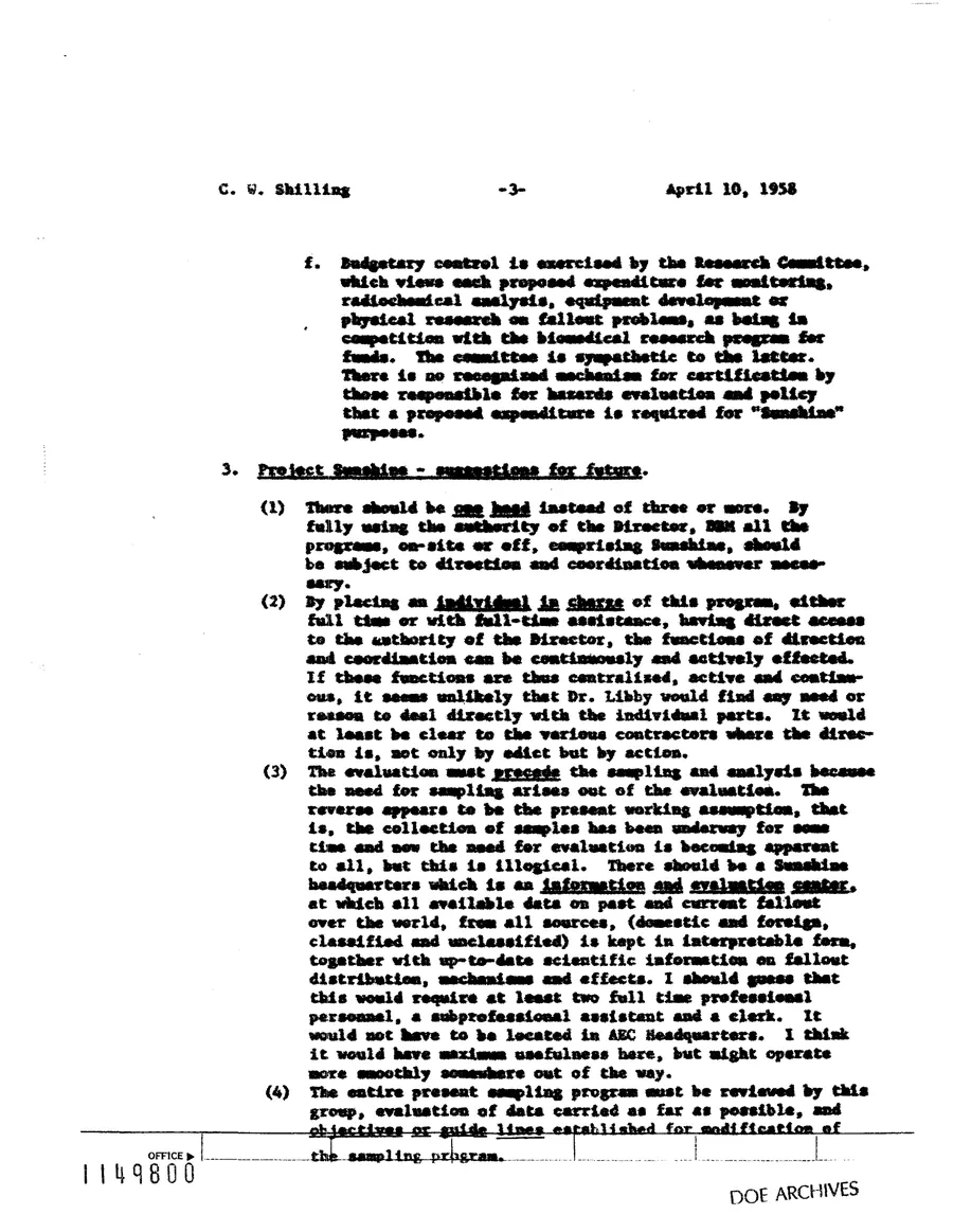 Report on Project Gabriel — leaf 63, printed page 3, facsimile of the released scan