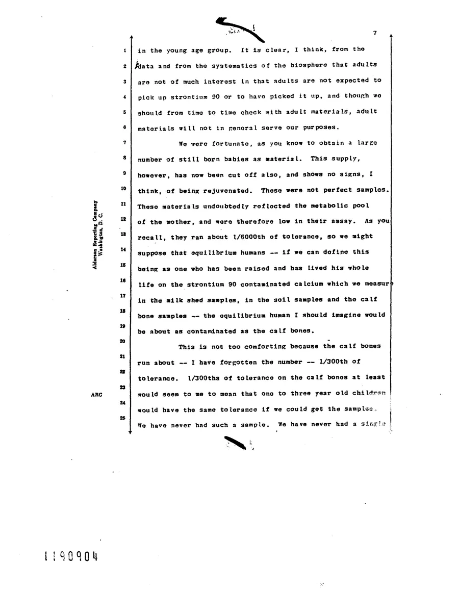 Report on Project Gabriel — leaf 71, printed page 7, facsimile of the released scan