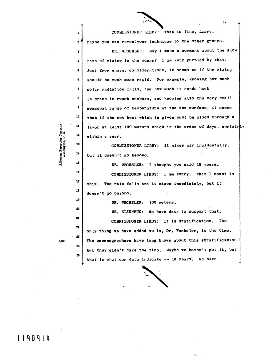Report on Project Gabriel — leaf 75, printed page 17, facsimile of the released scan
