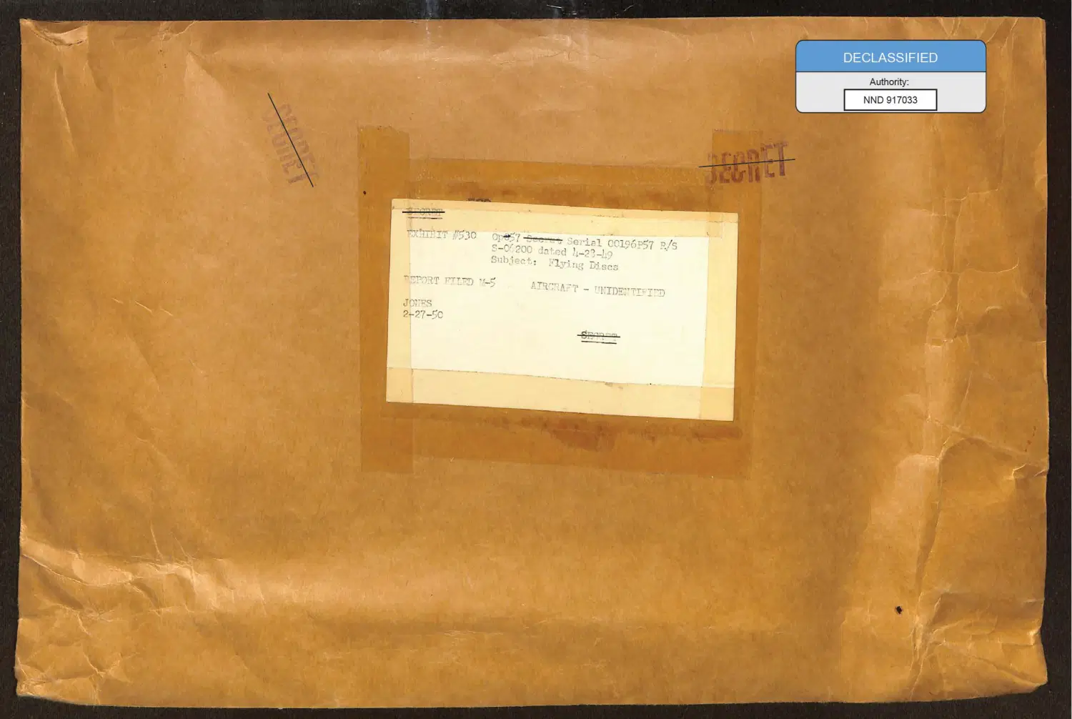 UFO incident summaries 101-172 (Box 7 copy) — opening source page
