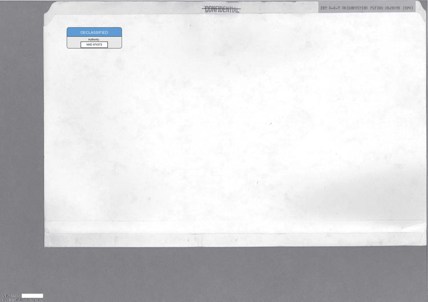 Project Blue Book correspondence, 1955 — opening source page