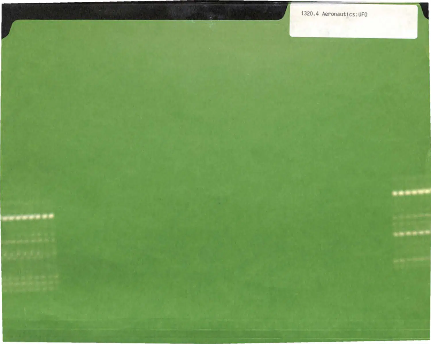 White House and congressional replies to UFO inquiries, 1998 — opening source page
