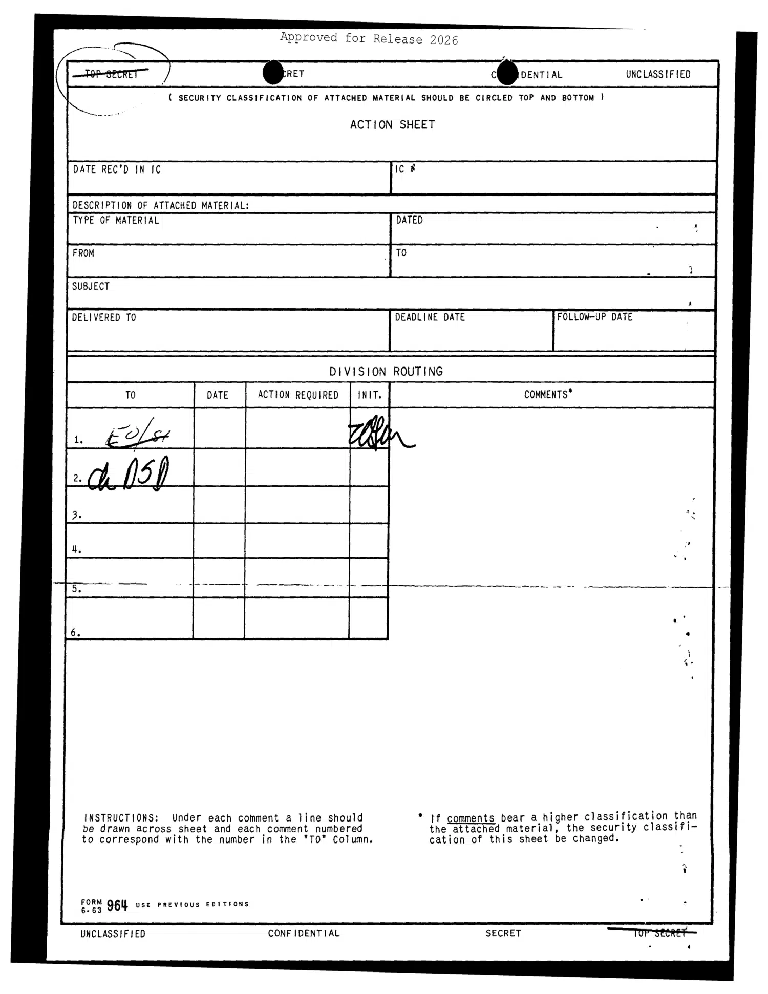 CIA memoranda on a reported object near Puerto Rico, 1965 — opening source page