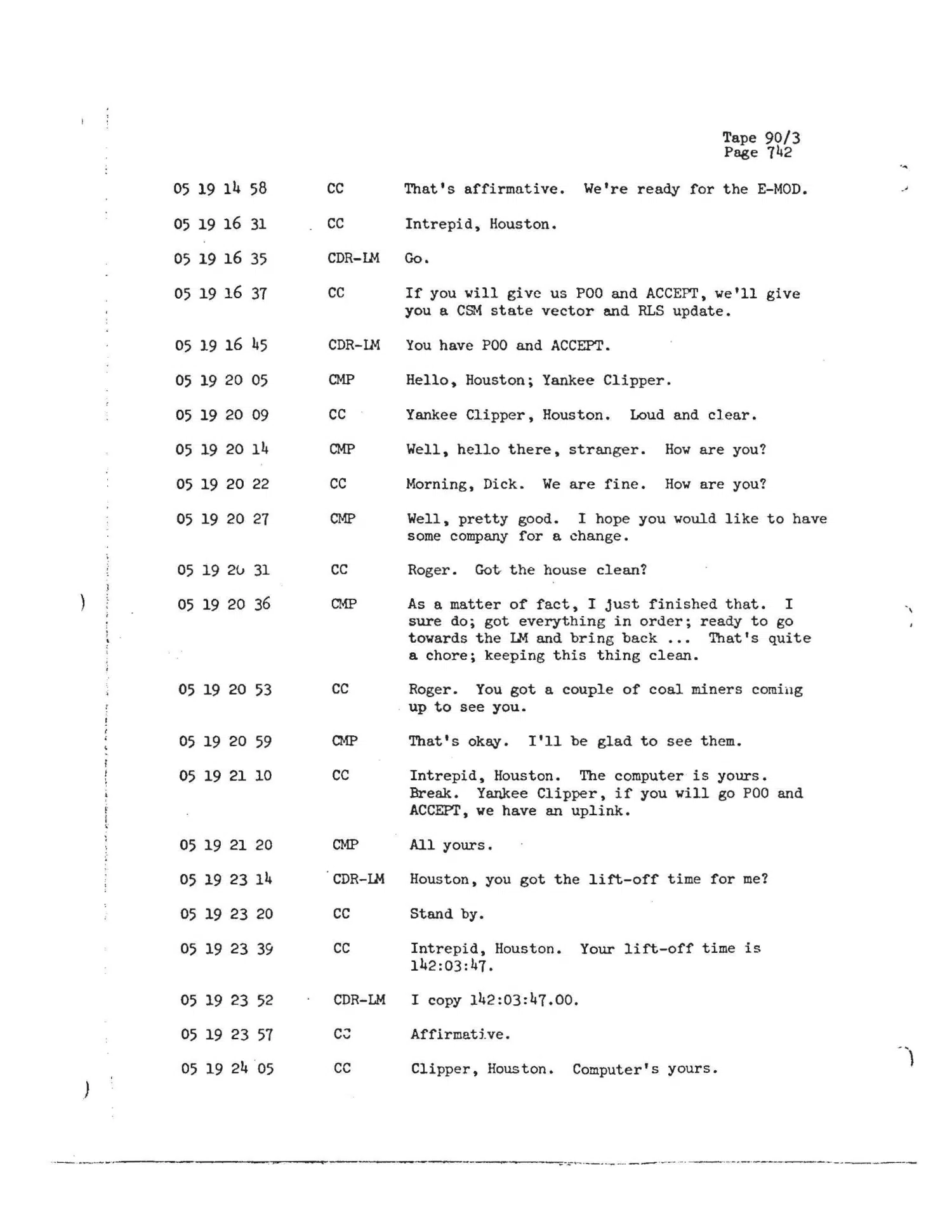 Apollo 12 transcript: particles, flashes and debris, 1969 — opening source page