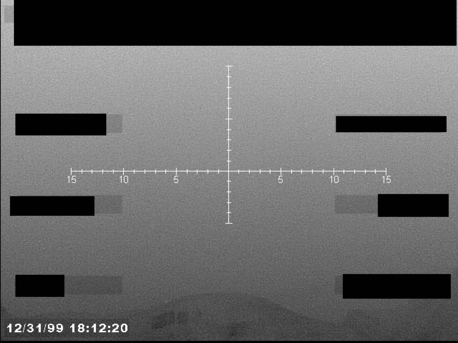 FBI UAP image: reticle and indistinct background (B005) — opening source page