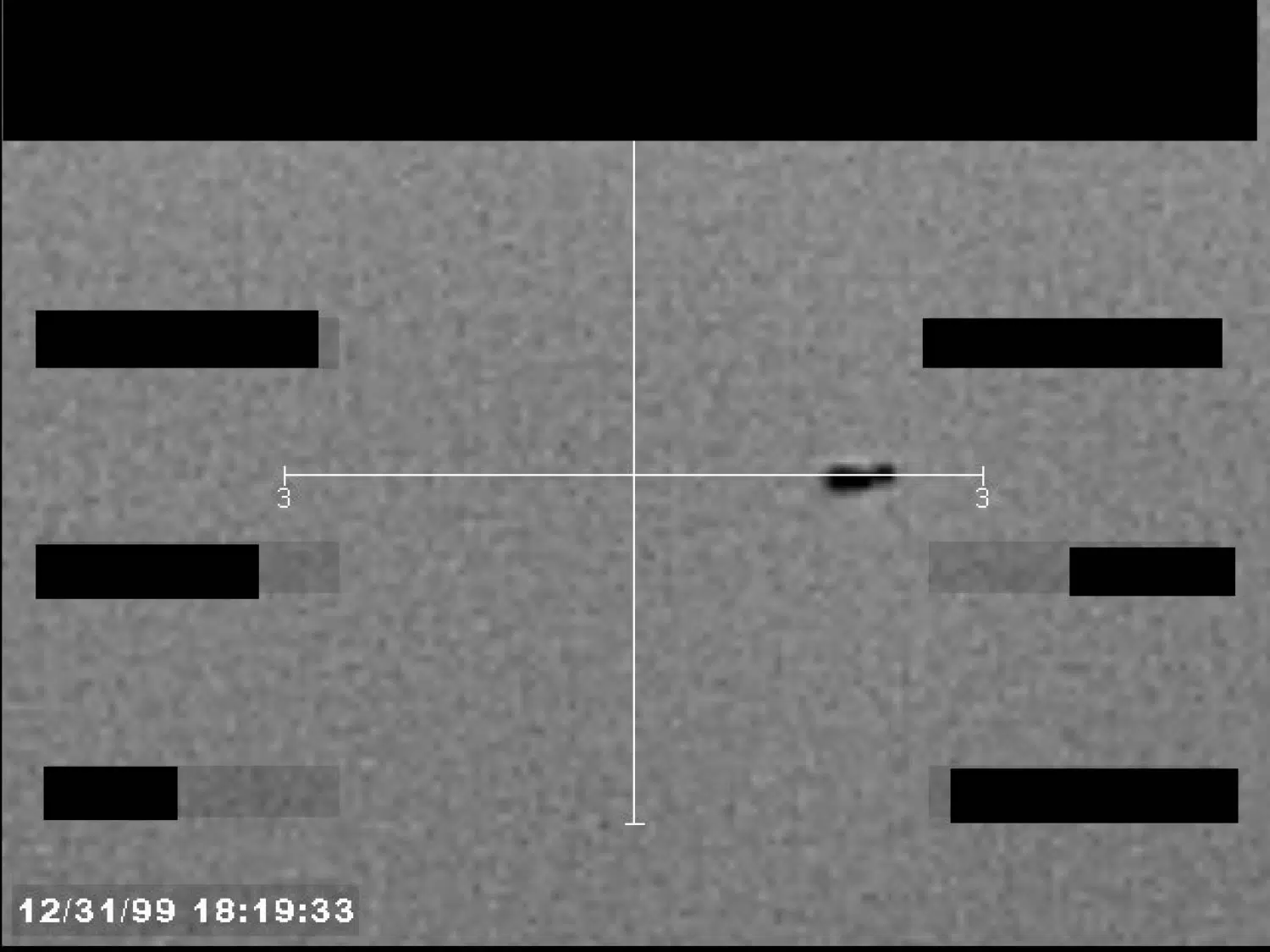 FBI UAP image: single elongated feature (B023) — opening source page