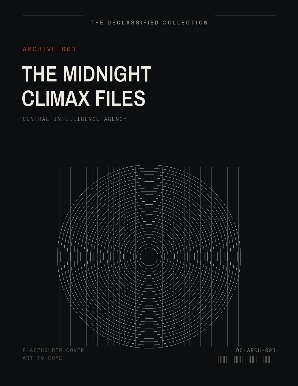 Cover of Archive 003, Report of Inspection of MKULTRA