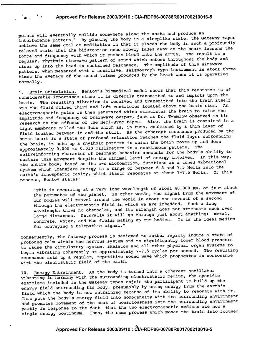 Analysis and Assessment of Gateway Process — source page 8, facsimile of the released scan