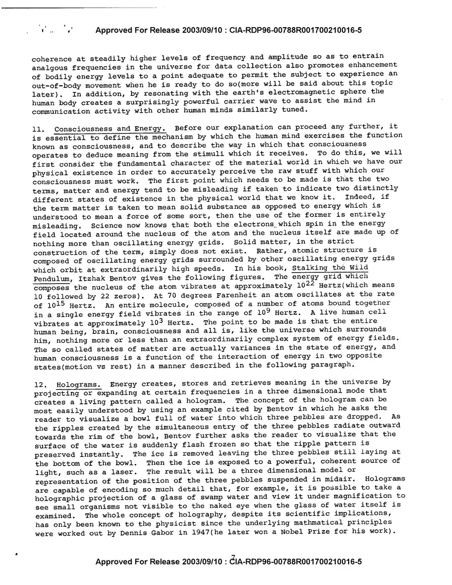 Analysis and Assessment of Gateway Process — source page 9, facsimile of the released scan