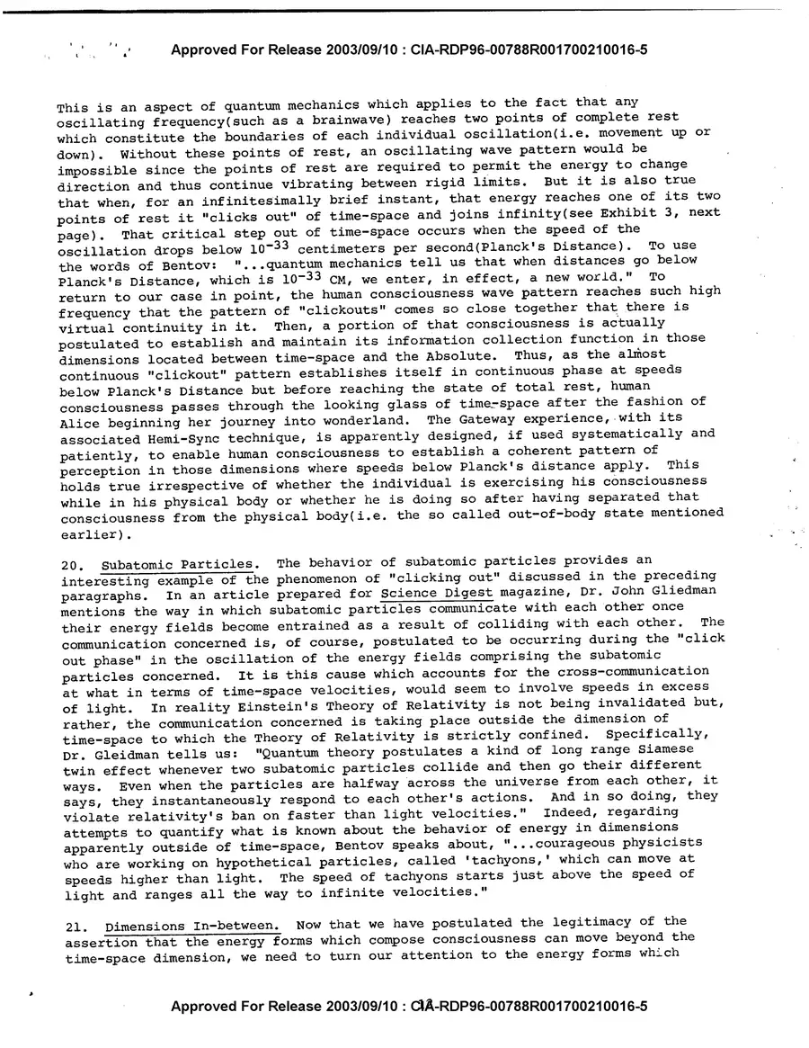 Analysis and Assessment of Gateway Process — source page 14, facsimile of the released scan