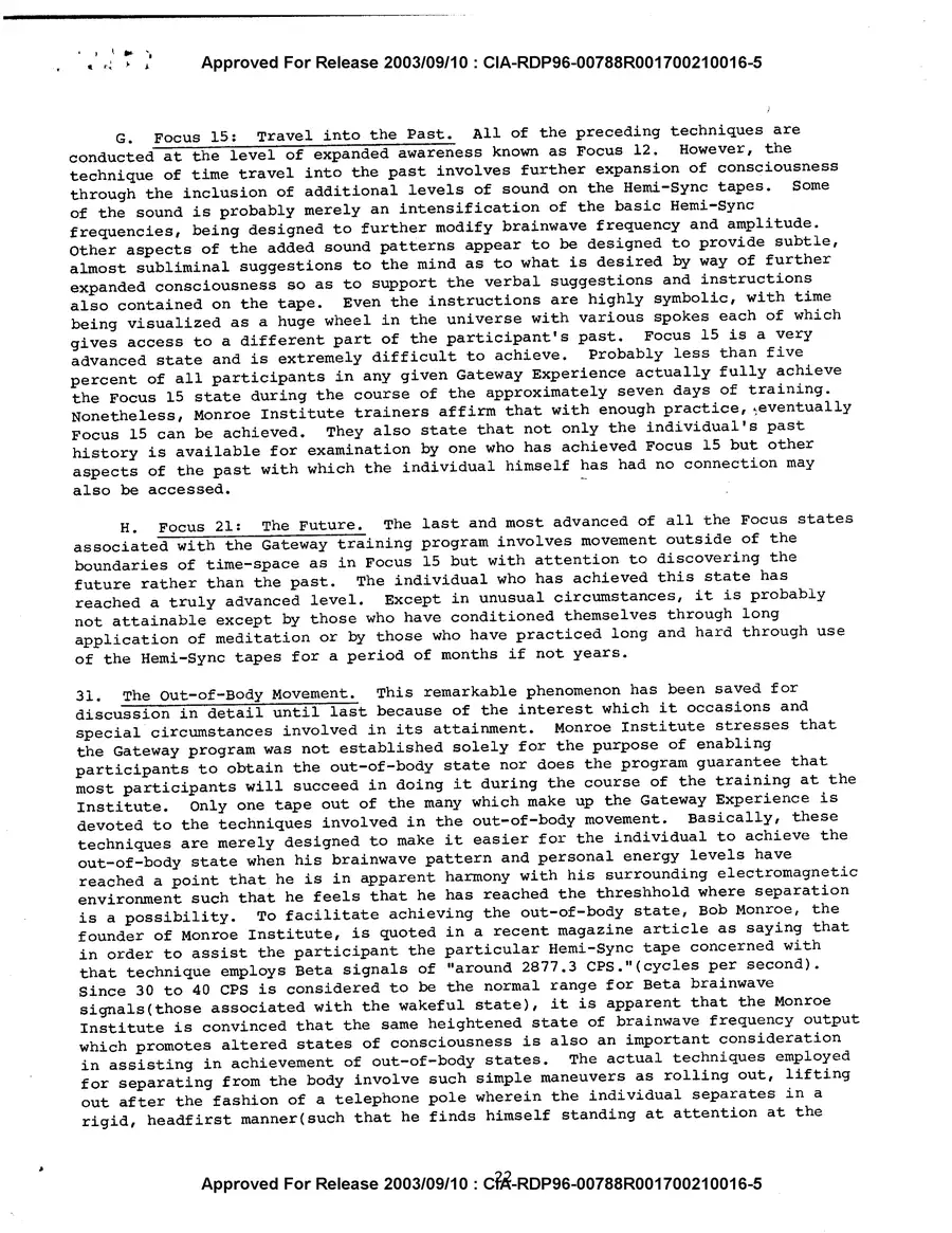 Analysis and Assessment of Gateway Process — source page 24, facsimile of the released scan