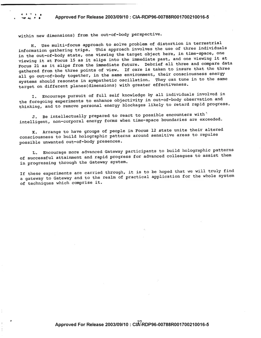 Analysis and Assessment of Gateway Process — source page 28, facsimile of the released scan