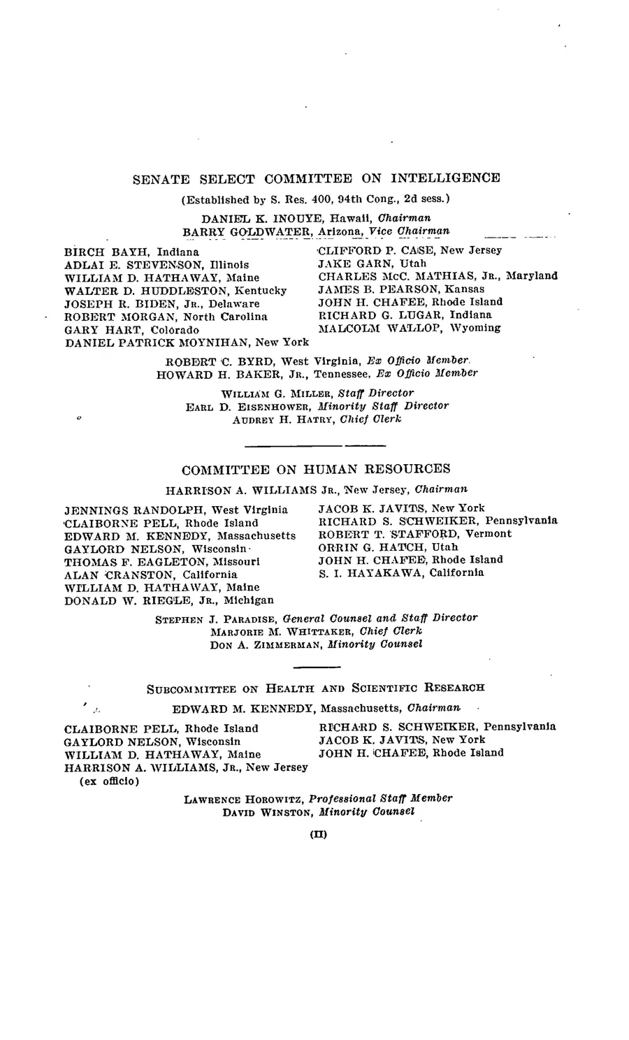 Project MKULTRA, the CIA's Program of Research in Behavioral Modification — source page 3, facsimile of the released scan
