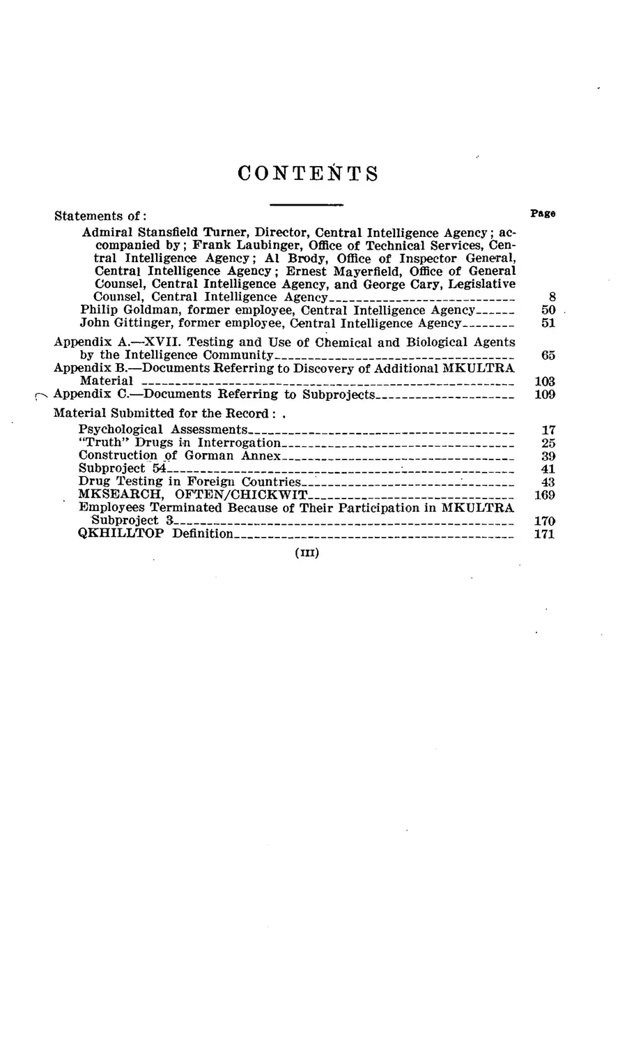 Project MKULTRA, the CIA's Program of Research in Behavioral Modification — source page 4, facsimile of the released scan
