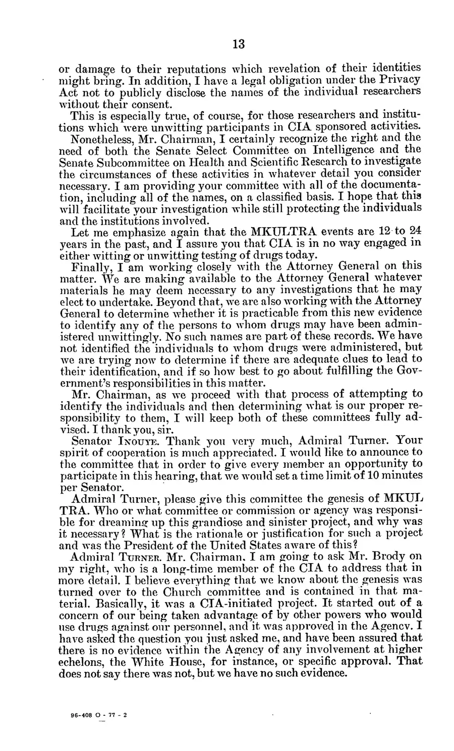 Project MKULTRA, the CIA's Program of Research in Behavioral Modification — source page 17, facsimile of the released scan