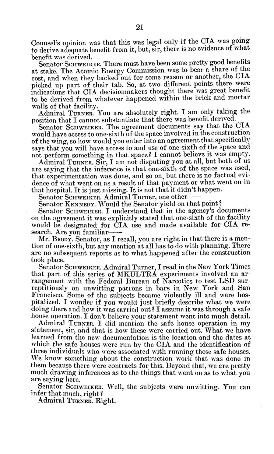 Project MKULTRA, the CIA's Program of Research in Behavioral Modification — source page 25, facsimile of the released scan