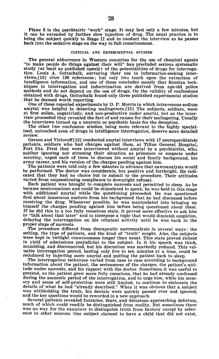 Project MKULTRA, the CIA's Program of Research in Behavioral Modification — source page 32, facsimile of the released scan
