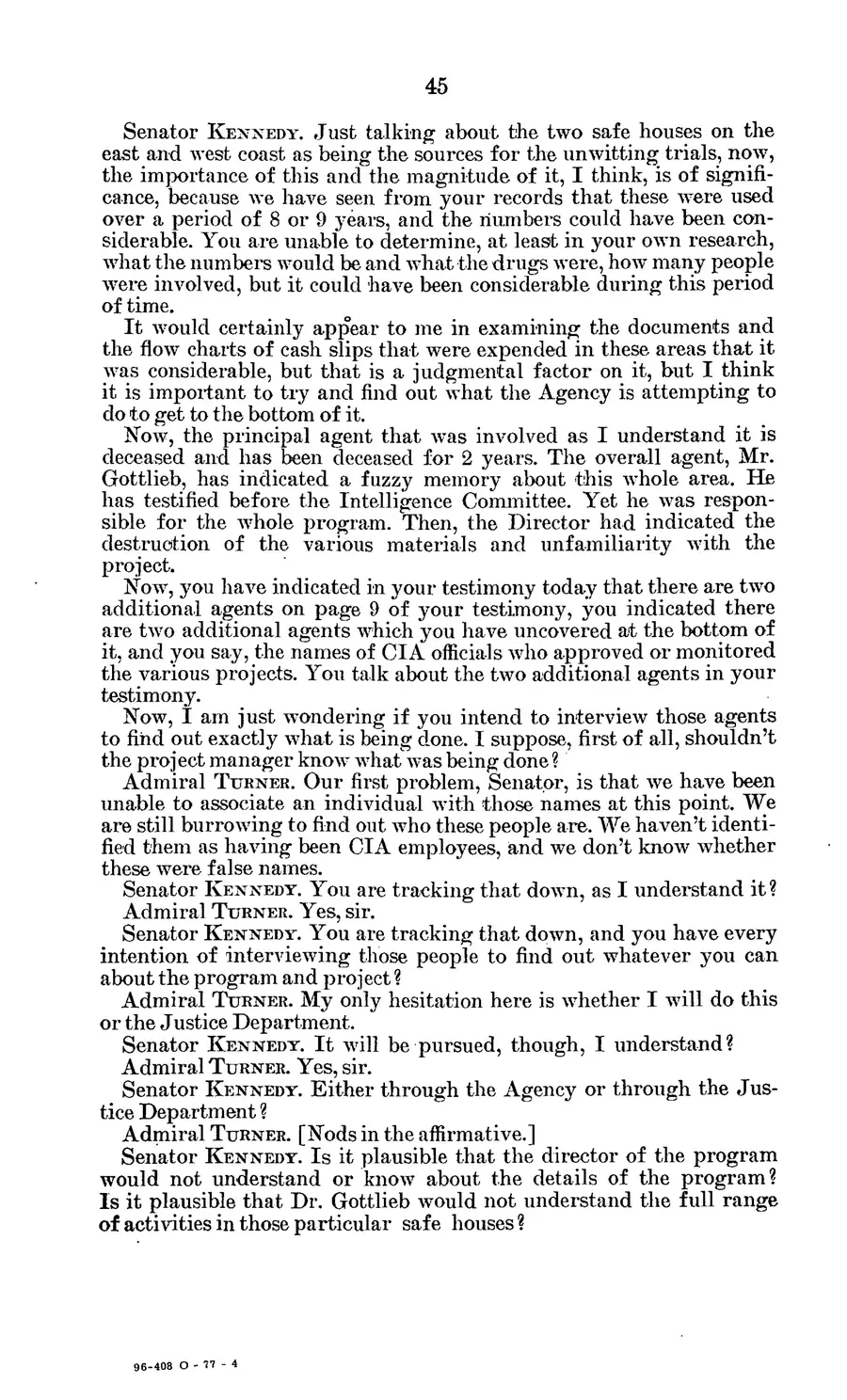 Project MKULTRA, the CIA's Program of Research in Behavioral Modification — source page 49, facsimile of the released scan