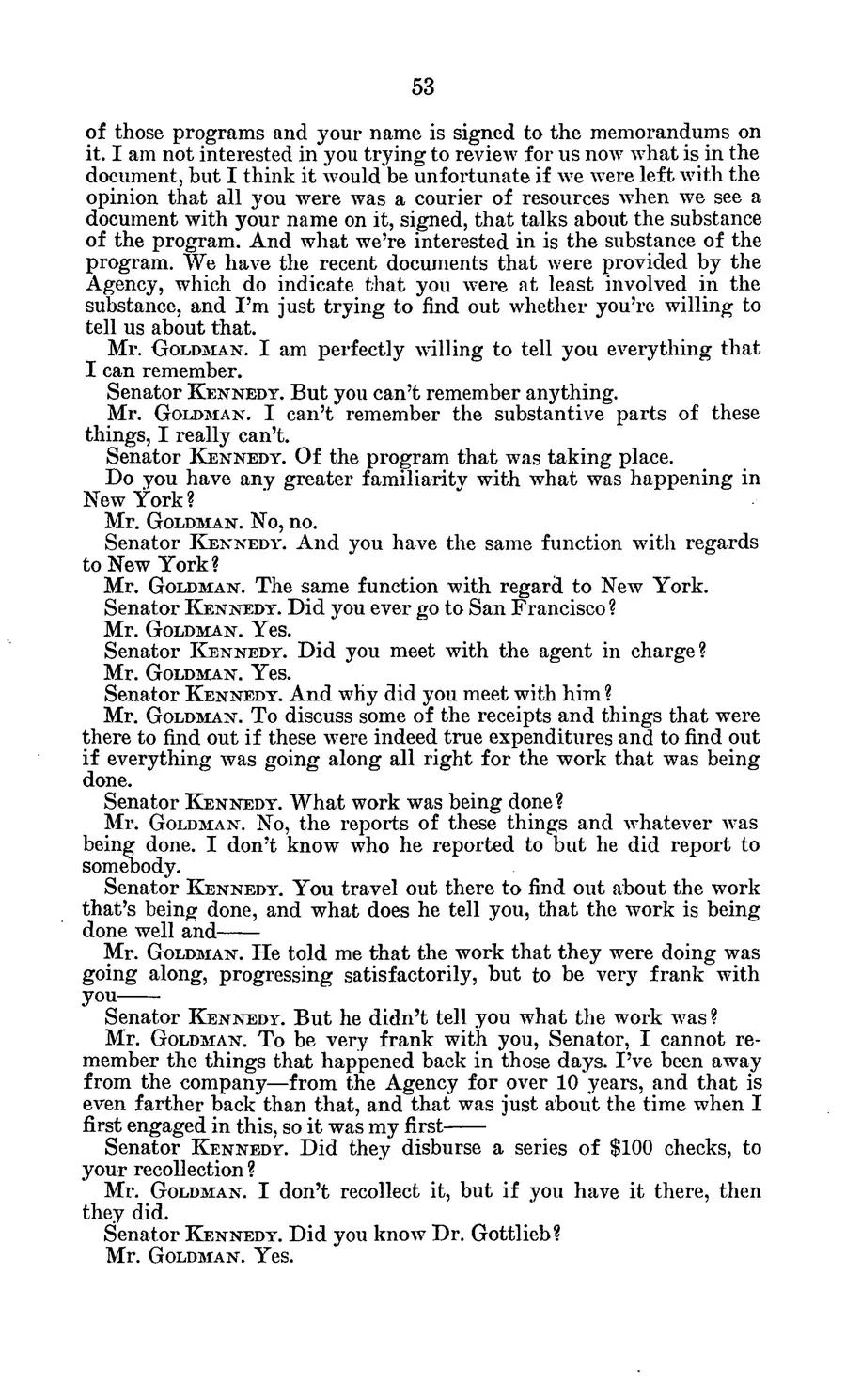 Project MKULTRA, the CIA's Program of Research in Behavioral Modification — source page 57, facsimile of the released scan