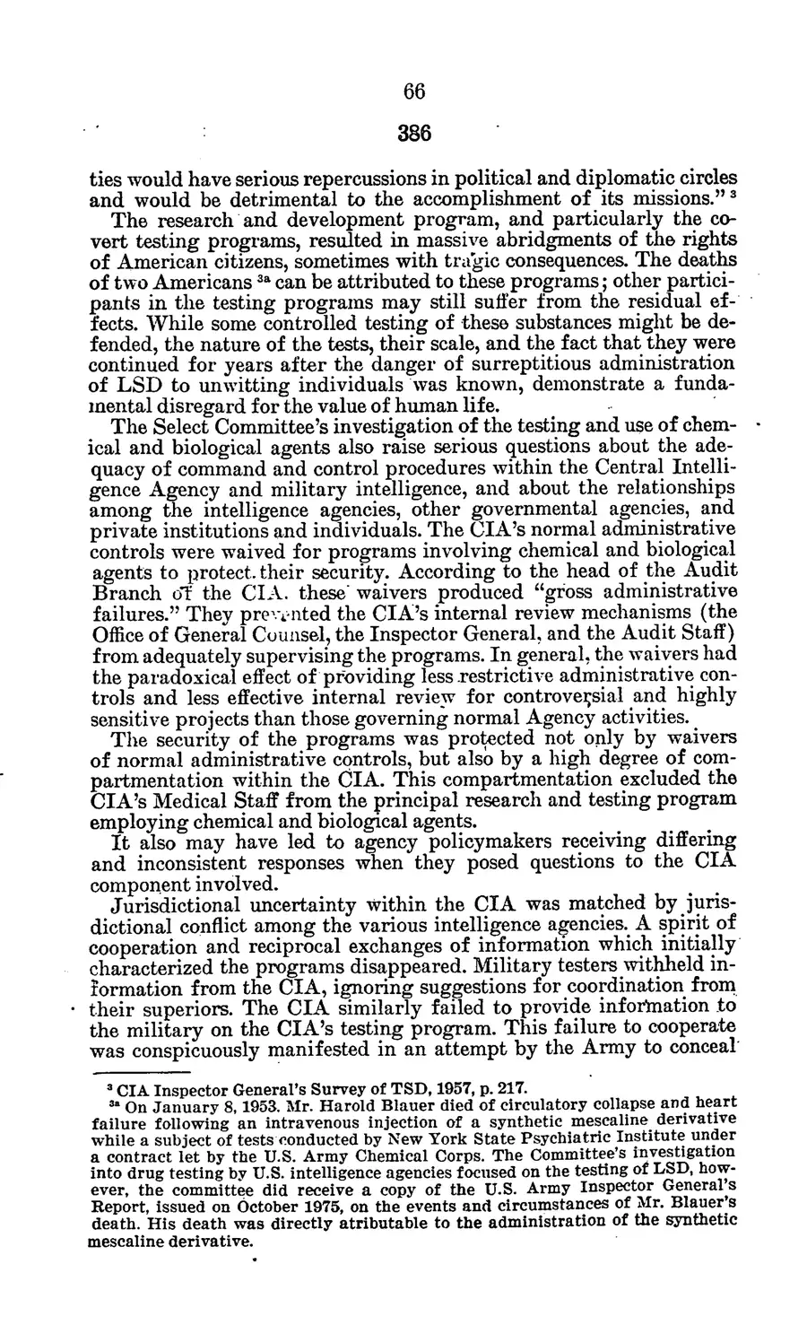 Project MKULTRA, the CIA's Program of Research in Behavioral Modification — source page 69, facsimile of the released scan