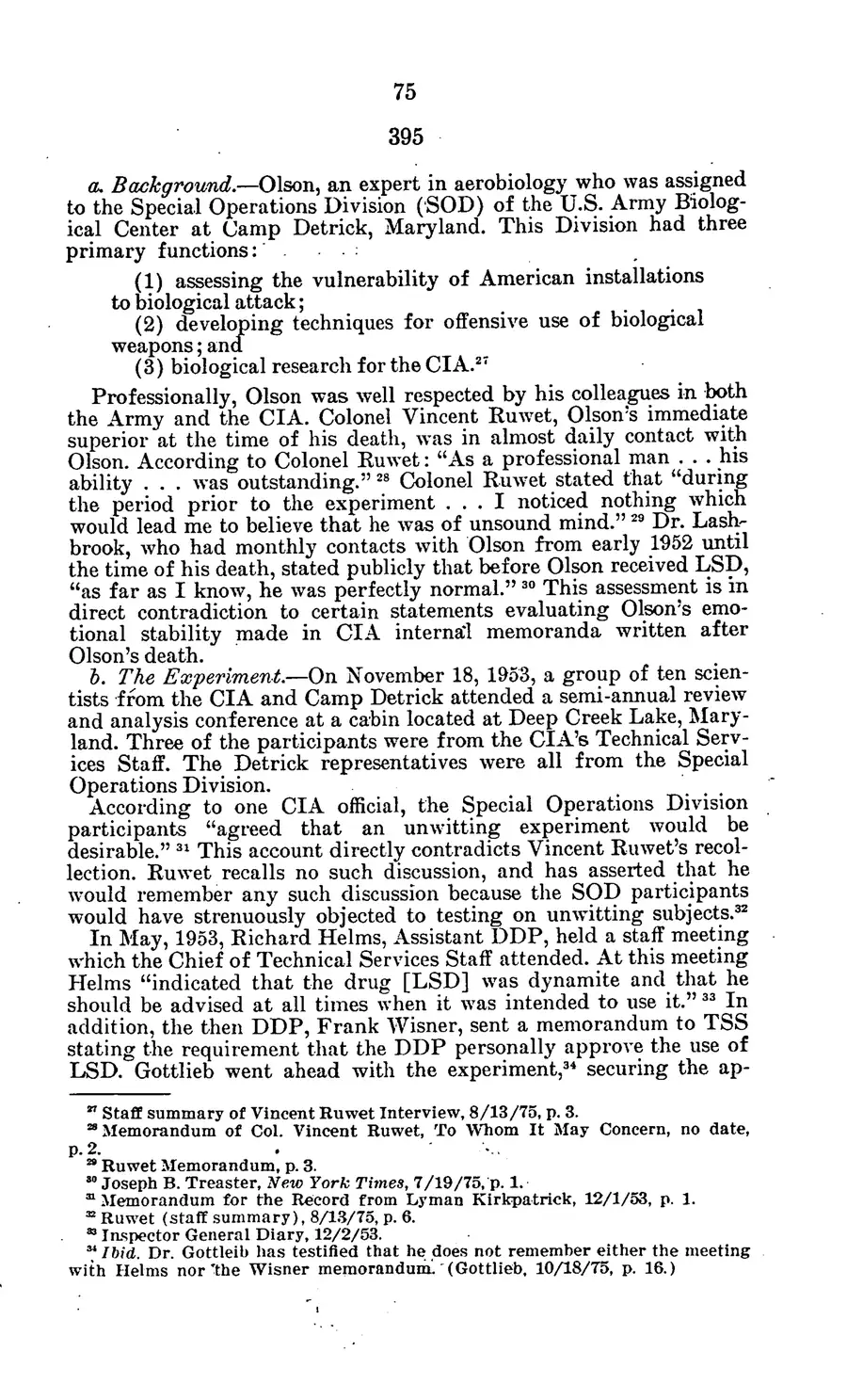 Project MKULTRA, the CIA's Program of Research in Behavioral Modification — source page 78, facsimile of the released scan