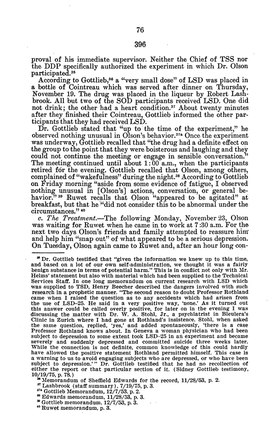 Project MKULTRA, the CIA's Program of Research in Behavioral Modification — source page 79, facsimile of the released scan