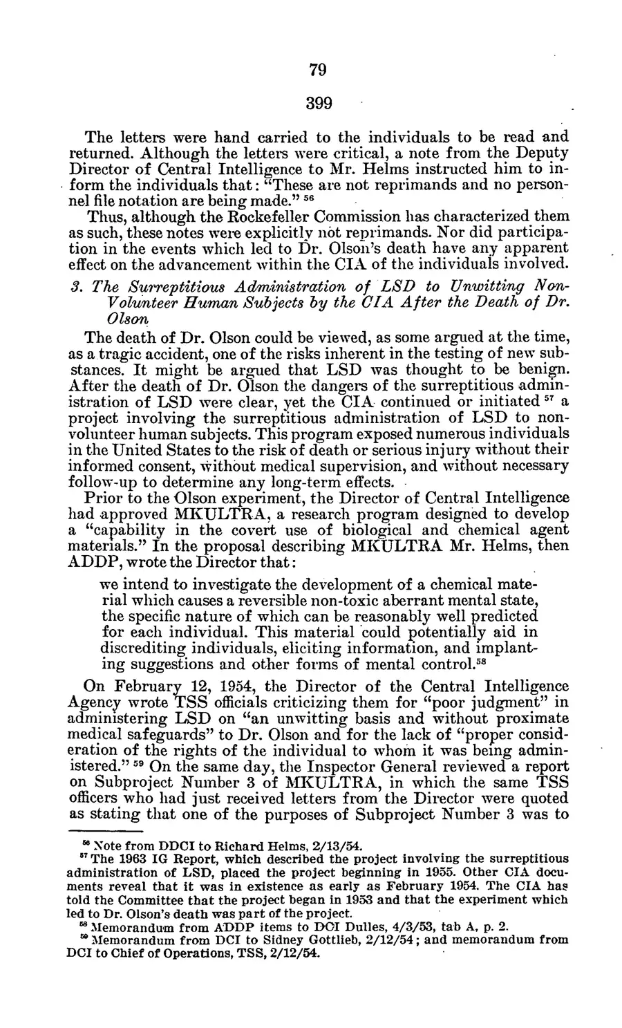 Project MKULTRA, the CIA's Program of Research in Behavioral Modification — source page 82, facsimile of the released scan