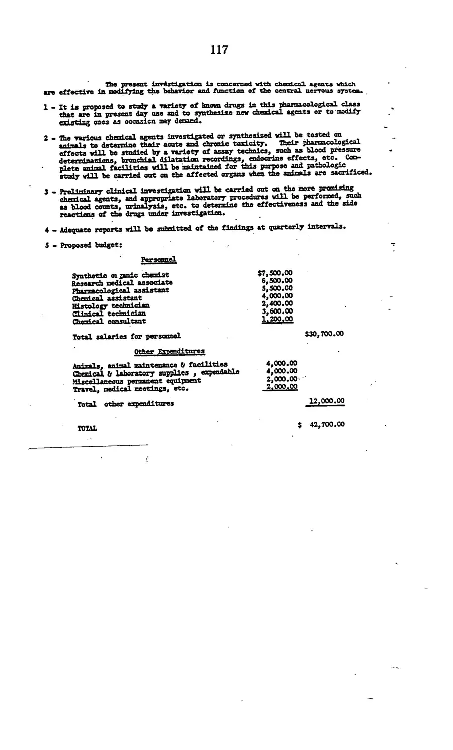 Project MKULTRA, the CIA's Program of Research in Behavioral Modification — source page 119, facsimile of the released scan